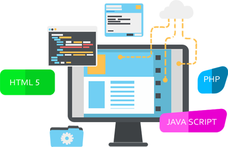 web-development-vector-image